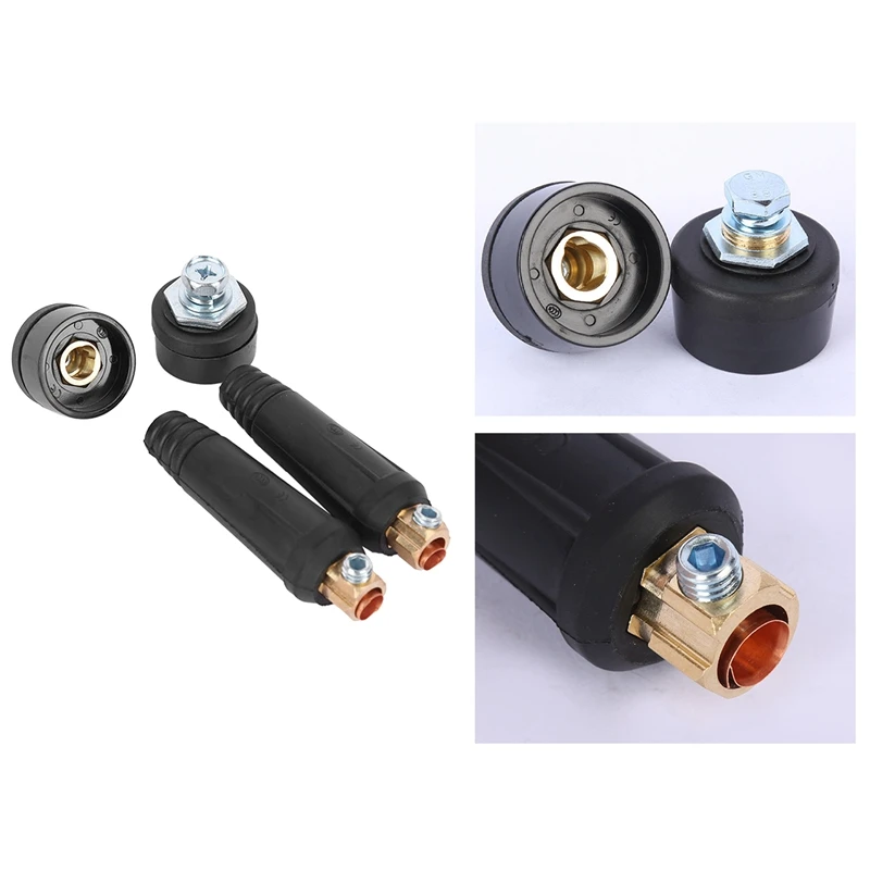 1 Set Of Black European Style Electric Welding Machine Cable Connector DKJ Quick Connector Plug Socket
1 Set Of Black European Style Electric Welding Machine Cable Connector DKJ Quick Connector Plug Socket