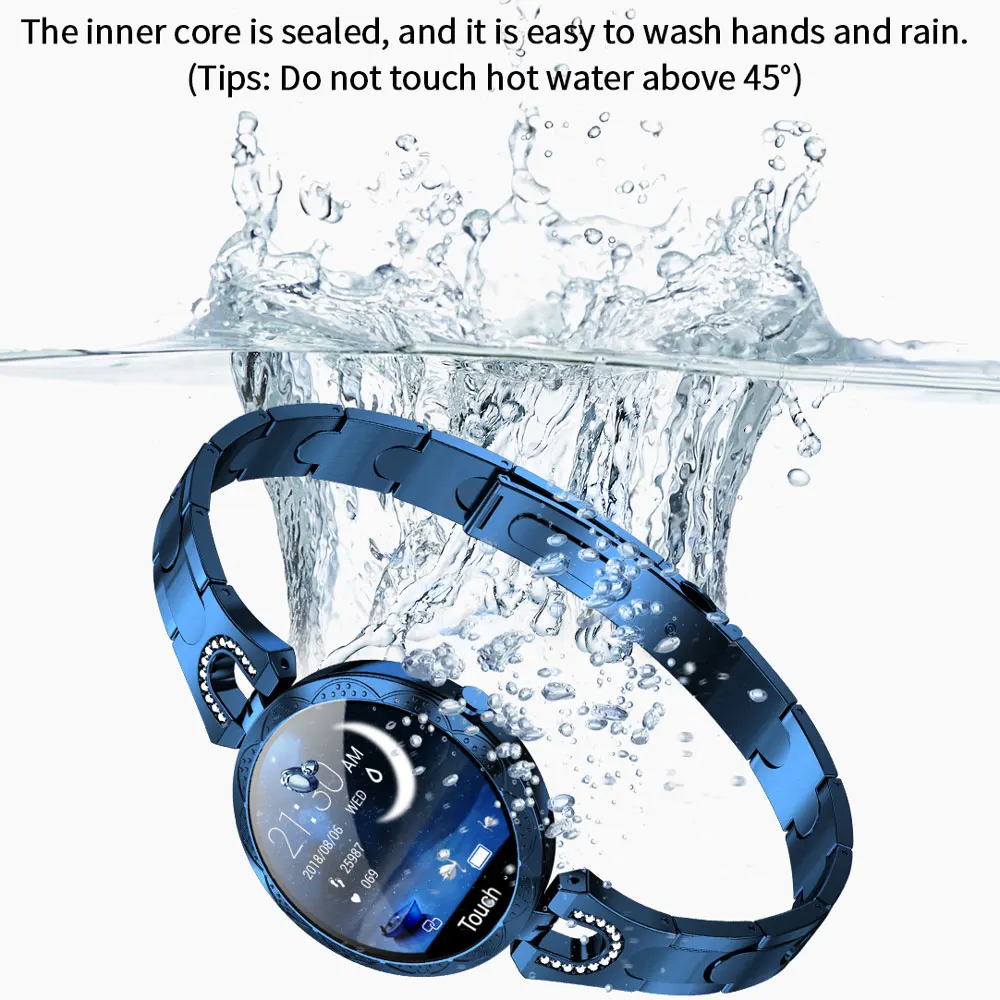 women smart watch AK15 Luxury fashion smart bracelet heart rate waterproof fitness tracker for Android iOS phones pk H8 KW10 W8
women smart watch AK15 Luxury fashion smart bracelet heart rate waterproof fitness tracker for Android iOS phones pk H8 KW10 W8