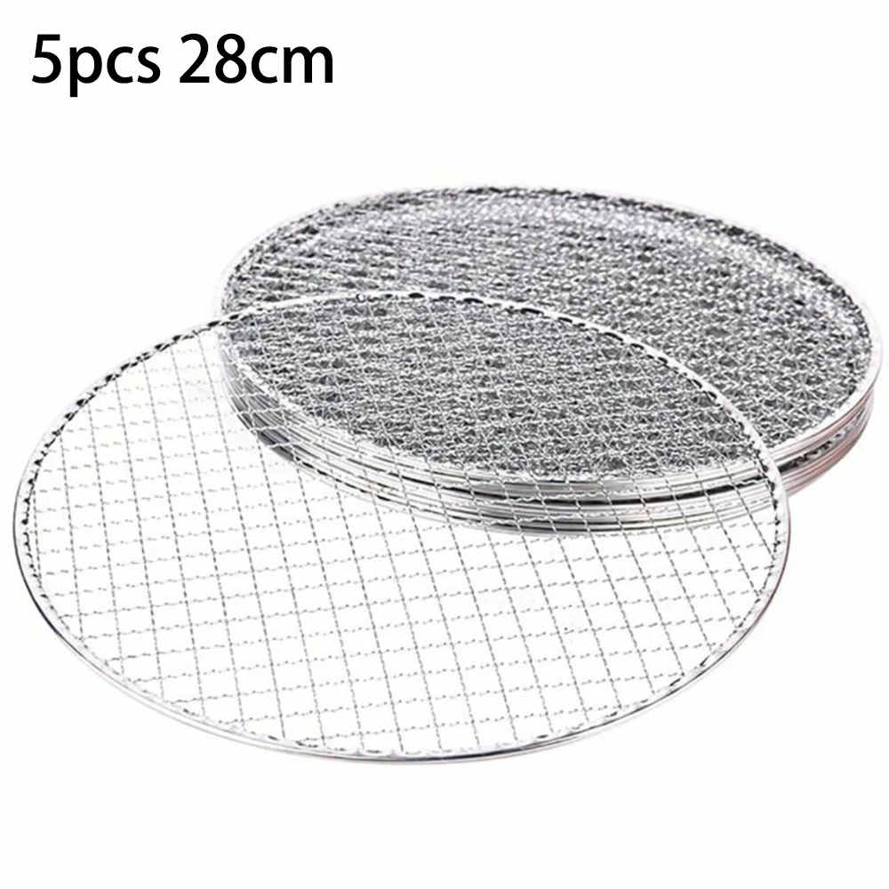 5pcs 11*11mm Disposable Round Wire Net Grill Racks Iron No Deformation/Rust Non-Toxic Roast Grate Cooking Barbecue BBQ
5pcs 11*11mm Disposable Round Wire Net Grill Racks Iron No Deformation/Rust Non-Toxic Roast Grate Cooking Barbecue BBQ