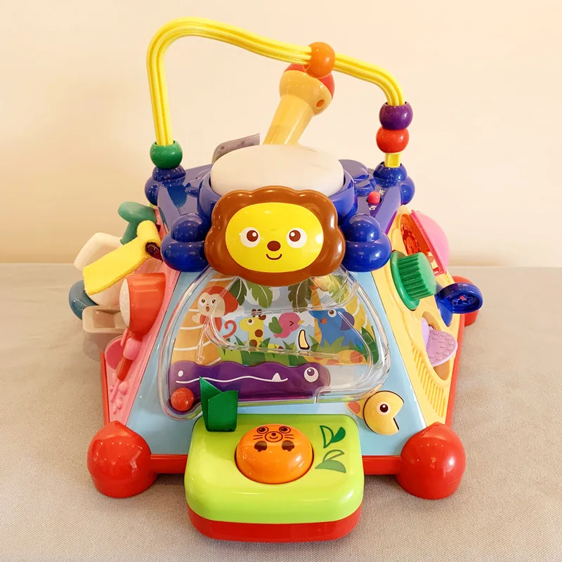 Puzzle Box Children's Multifunctional Fitness Music Box Early Education Hexahedron House Toys
Puzzle Box Children's Multifunctional Fitness Music Box Early Education Hexahedron House Toys