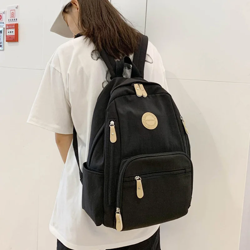 New Women Backpack Nylon Waterproof School Bag for Teenage Girls Large Capacity Female Backpacks Wild Fashion Women Bags Travel
New Women Backpack Nylon Waterproof School Bag for Teenage Girls Large Capacity Female Backpacks Wild Fashion Women Bags Travel