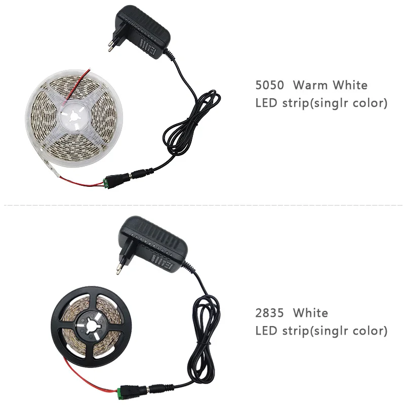 Светодиодная светильник та RGB для украшения SMD 2835 5050 водонепроницаемая гибкая