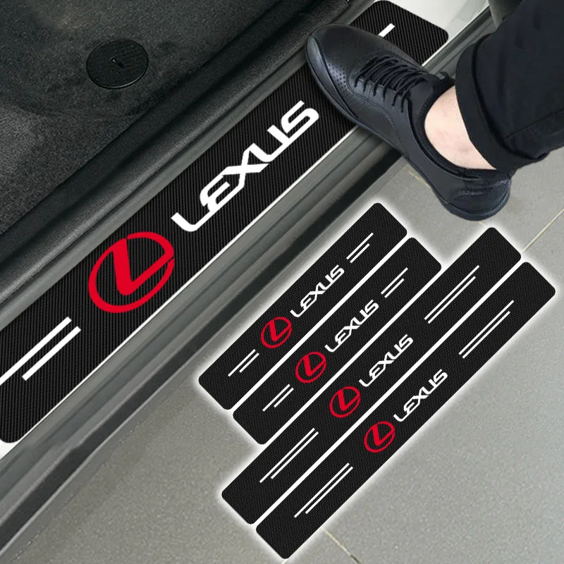 4pcs Car Carbon Fiber Sticker Auto Door Sill Protector Stickers for Lexus IS300H NX300H CT200H IS250 IS 220D 250 IS200 NX UX
4pcs Car Carbon Fiber Sticker Auto Door Sill Protector Stickers for Lexus IS300H NX300H CT200H IS250 IS 220D 250 IS200 NX UX