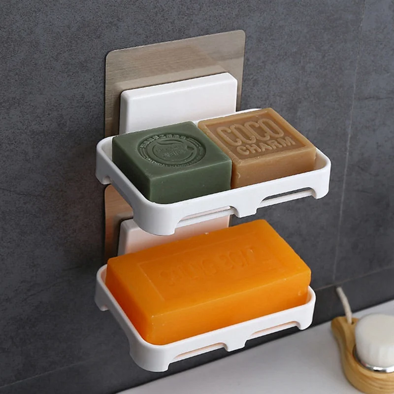 No drilling soap dish holder wall mounted soap sponge holder for kitchen soap holder bathroom organizer metal soap holder
No drilling soap dish holder wall mounted soap sponge holder for kitchen soap holder bathroom organizer metal soap holder
