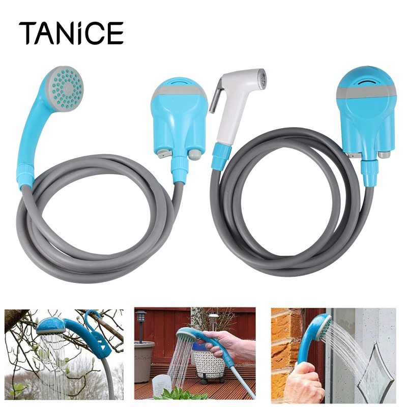 TANiCE Portable Outdoor Shower Handheld Kit Nozzle Pumps Camping Shower Set Portable For Home Car Compact Handheld Shower Nozzle
TANiCE Portable Outdoor Shower Handheld Kit Nozzle Pumps Camping Shower Set Portable For Home Car Compact Handheld Shower Nozzle