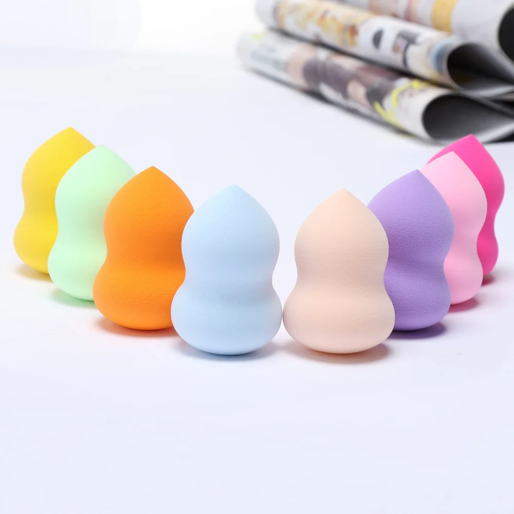 

1pc at random color Soft Makeup Sponge Puff Blending Gourd Shape Liquid Foundation Base Powder Smooth Puff Cosmeti Tool T0364