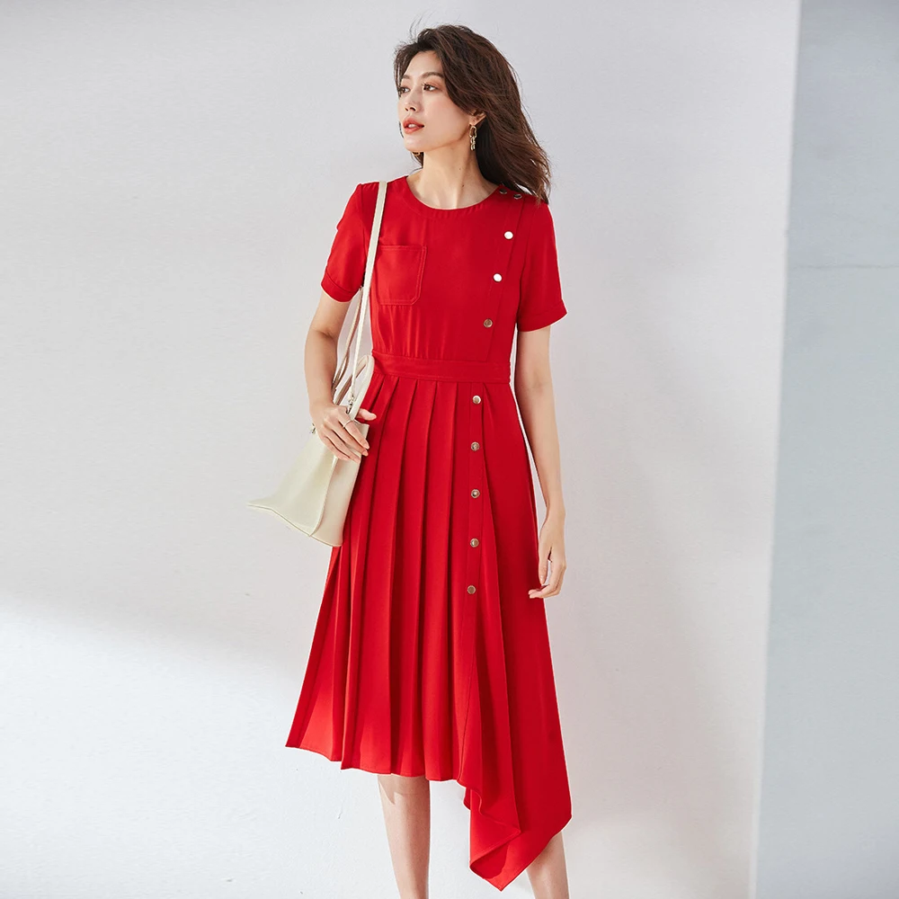 Asymmetrical Vintage Red Dresses Elegant Beige Summer Birthday Dress for Women Navy Blue Designer Midi Ruched Dress Dropshipping
Asymmetrical Vintage Red Dresses Elegant Beige Summer Birthday Dress for Women Navy Blue Designer Midi Ruched Dress Dropshipping
