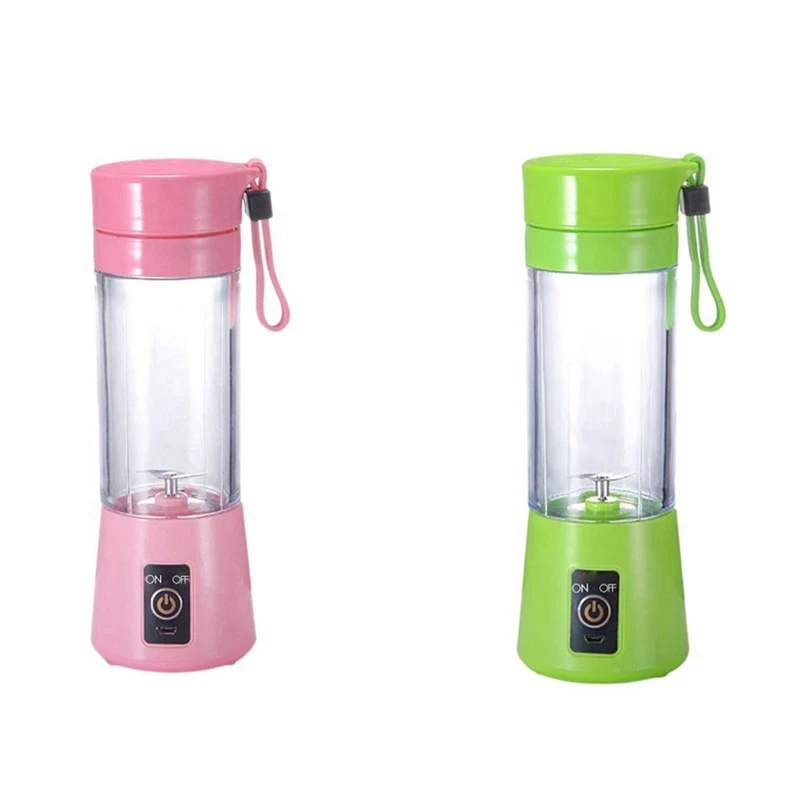 2Set Electric Fruit Juicer Blender USB Personal Milk Smoothie Maker Mixer Cup For Home Office Picnic,Green & Pink
2Set Electric Fruit Juicer Blender USB Personal Milk Smoothie Maker Mixer Cup For Home Office Picnic,Green & Pink