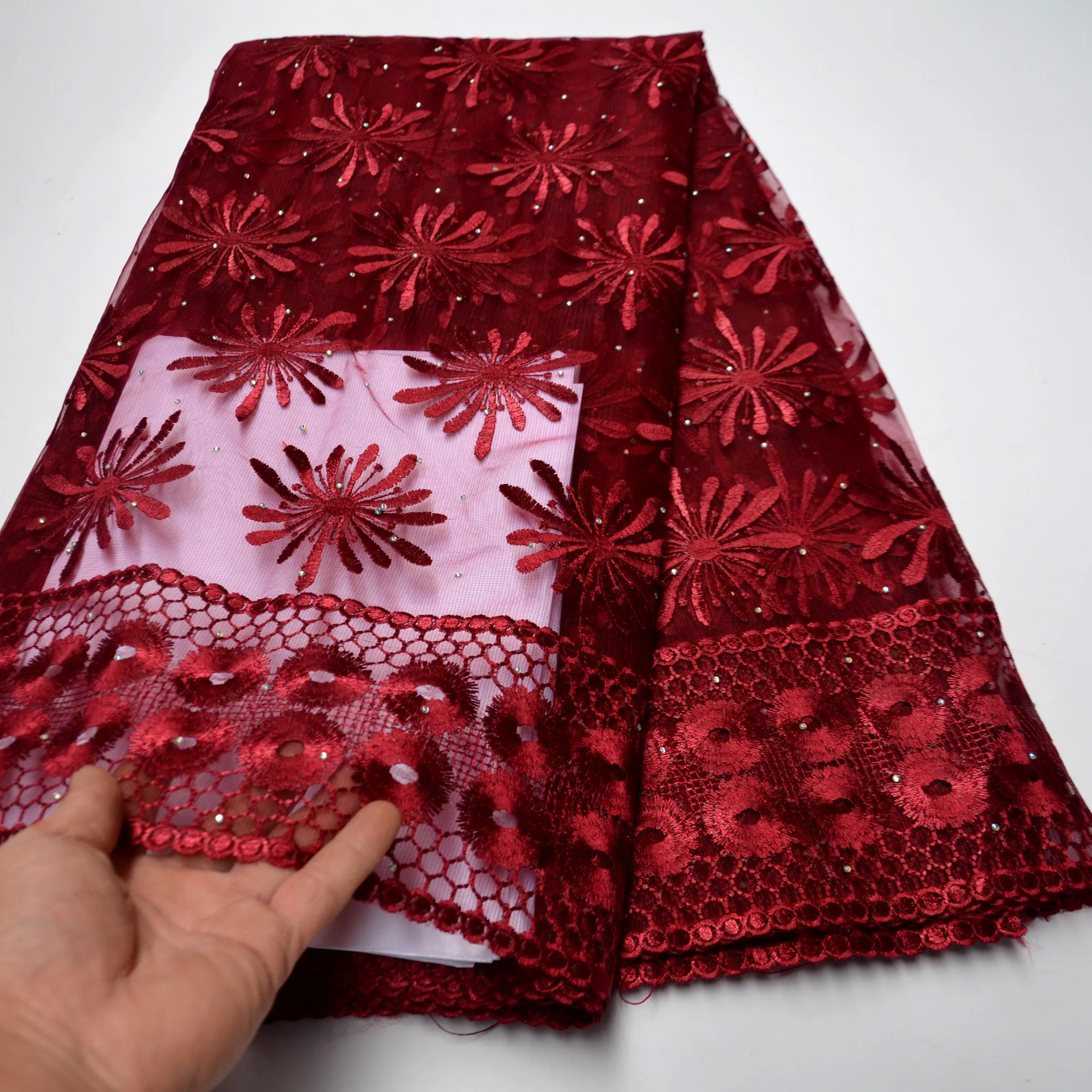 2020 Latest high quality african net embroidered fabric lace with stones and beads for wedding and party --N79302
2020 Latest high quality african net embroidered fabric lace with stones and beads for wedding and party --N79302