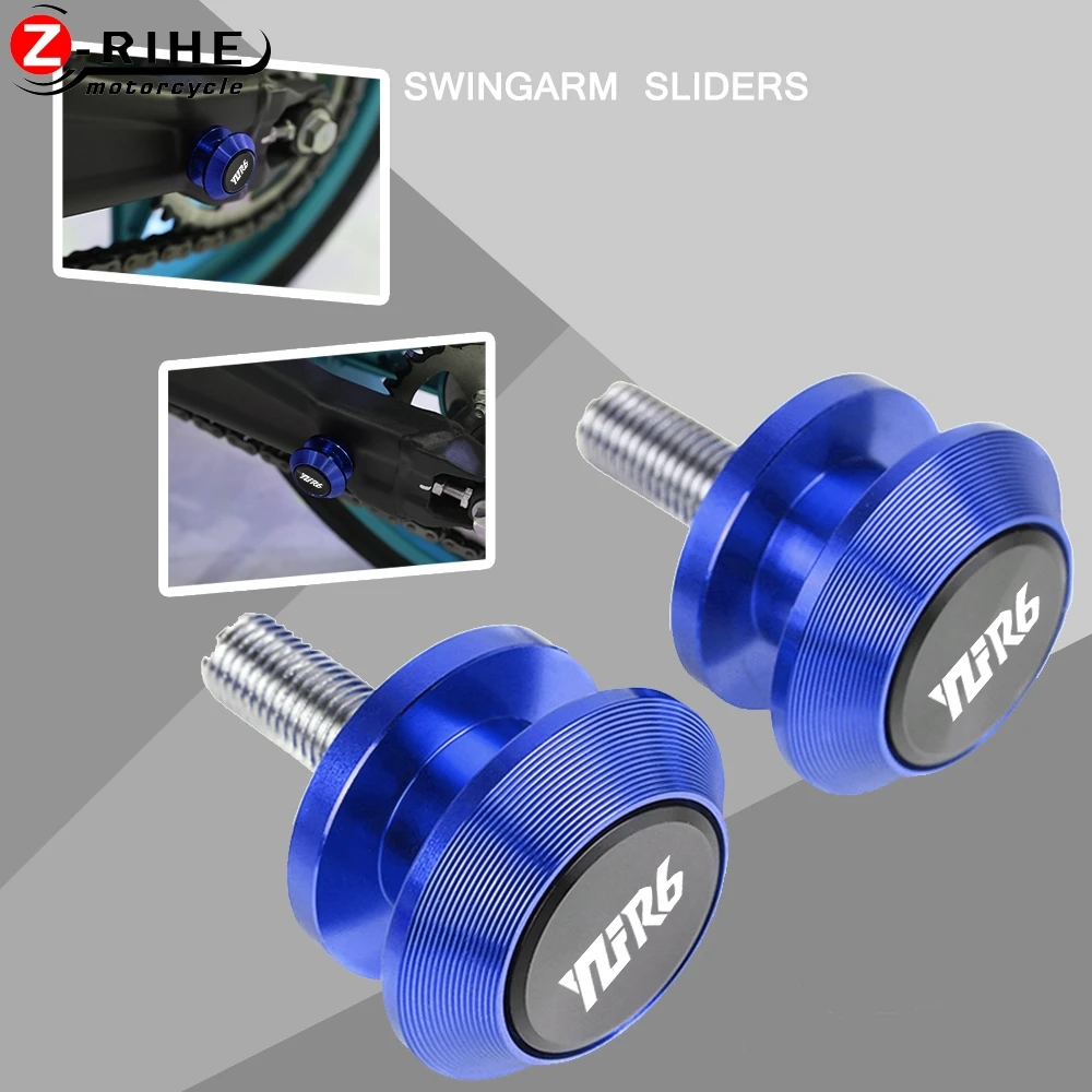 Motorcycle FOR YAMAHA YZFR6 YZF-R6 1999-2020 2019 2018 2017+ 6MM Stand Screws CNC Swingarm Slider Spools Accessories YZF R6 Logo
Motorcycle FOR YAMAHA YZFR6 YZF-R6 1999-2020 2019 2018 2017+ 6MM Stand Screws CNC Swingarm Slider Spools Accessories YZF R6 Logo