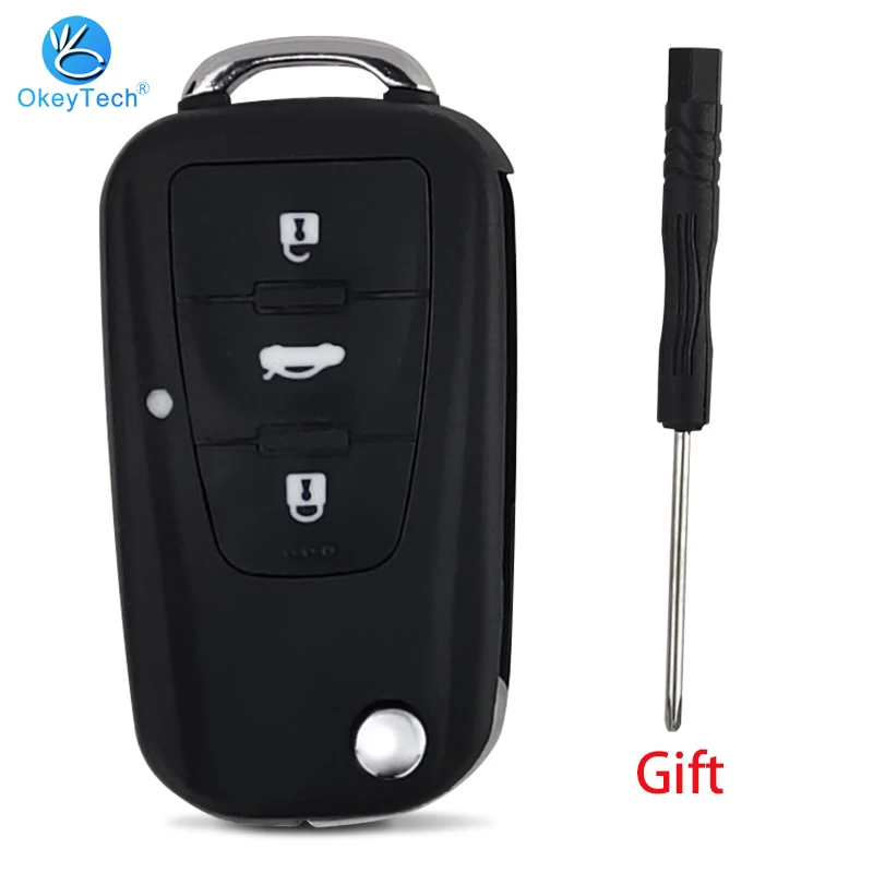 OkeyTech 3 Buttons Flip Fold Remote Control Car Key Shell Case For New MG GS Roewe MG7 GT GS 350 360 750 W5 Key Fob Uncut Blade
OkeyTech 3 Buttons Flip Fold Remote Control Car Key Shell Case For New MG GS Roewe MG7 GT GS 350 360 750 W5 Key Fob Uncut Blade