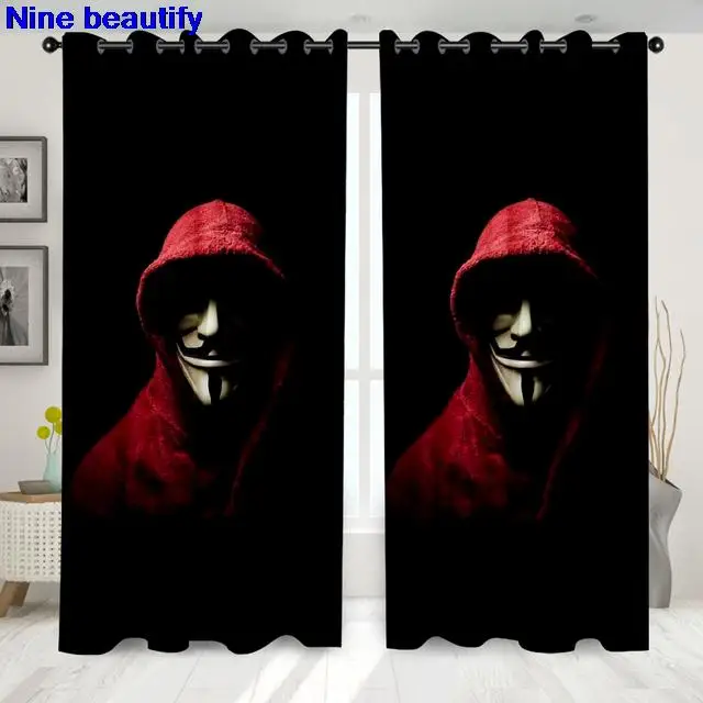 3D Cartoon Super La casa de papel Season Money Heist 2 Panels/Set Window Curtains Blockout Photo Curtain Print Fabric Window
3D Cartoon Super La casa de papel Season Money Heist 2 Panels/Set Window Curtains Blockout Photo Curtain Print Fabric Window