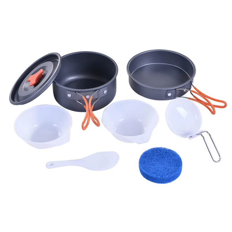 8 Pcs/Set 1-2 Person Outdoor Tableware Pot Aluminum Alloy Picnic Cookware Set Pot Bowl Pan Camping Cookware Dishes For Tourism
8 Pcs/Set 1-2 Person Outdoor Tableware Pot Aluminum Alloy Picnic Cookware Set Pot Bowl Pan Camping Cookware Dishes For Tourism