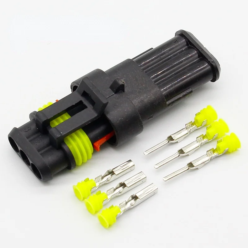 5 sets Kit 3 Pin Way Waterproof Electrical Wire automotive Connector Plug for car
5 sets Kit 3 Pin Way Waterproof Electrical Wire automotive Connector Plug for car