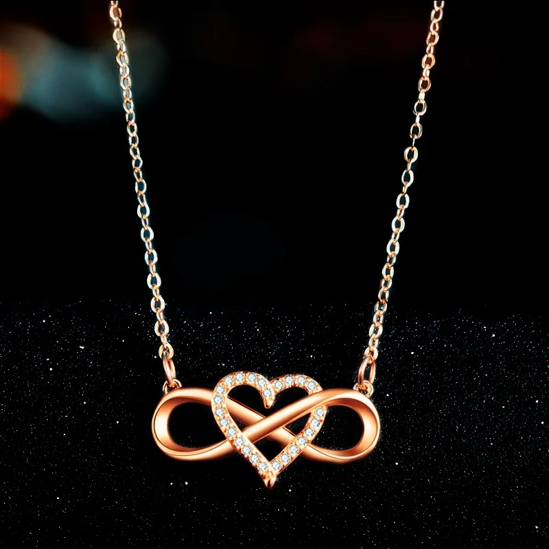 New Fashion European and Beautiful Golden Heart-Shaped Lucky 8 Diamond Love Heart Pendant Necklace Jewelry
New Fashion European and Beautiful Golden Heart-Shaped Lucky 8 Diamond Love Heart Pendant Necklace Jewelry