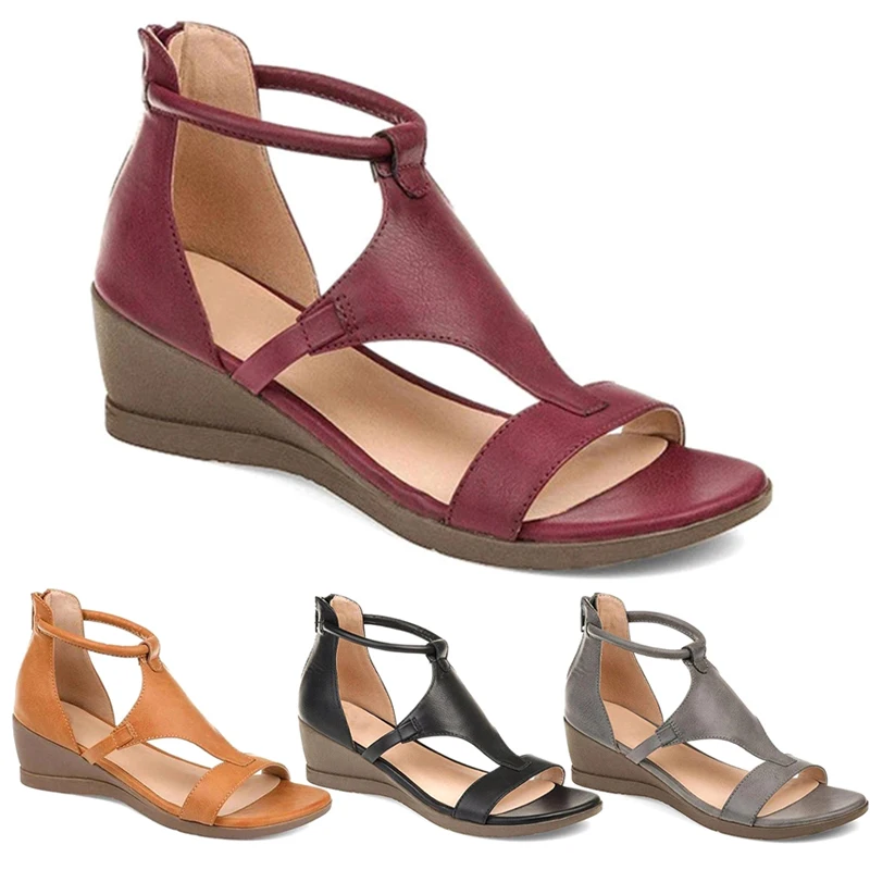 Sandals Foreign Trade Large Size Roman Style 2021 New Versatile Heightened Temperament Wedge Women's Shoes Open Toe Wholesale
Sandals Foreign Trade Large Size Roman Style 2021 New Versatile Heightened Temperament Wedge Women's Shoes Open Toe Wholesale
