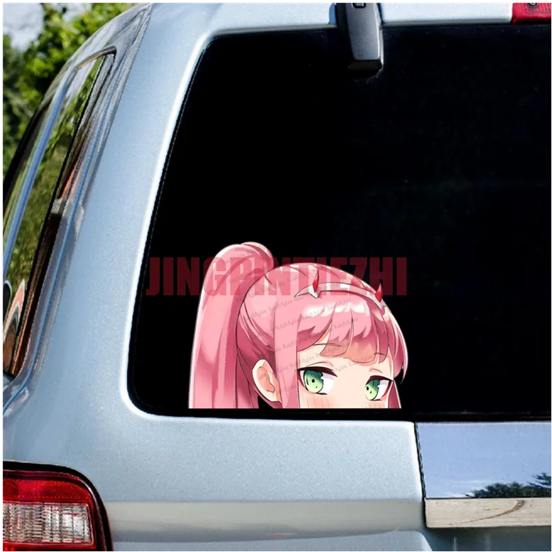 Peeking Peeker ZERO TWO PEEK, darling in the franx car stickers decal anime cute car accessories decoration pegatinas para coche
Peeking Peeker ZERO TWO PEEK, darling in the franx car stickers decal anime cute car accessories decoration pegatinas para coche