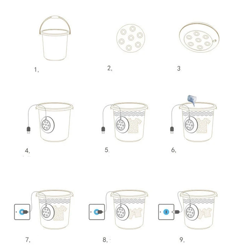 Mini Washing Machine,Portable Rotating Washer,Adjustable with USB Cable Convenient for Travel/Home/Business Trip
Mini Washing Machine,Portable Rotating Washer,Adjustable with USB Cable Convenient for Travel/Home/Business Trip