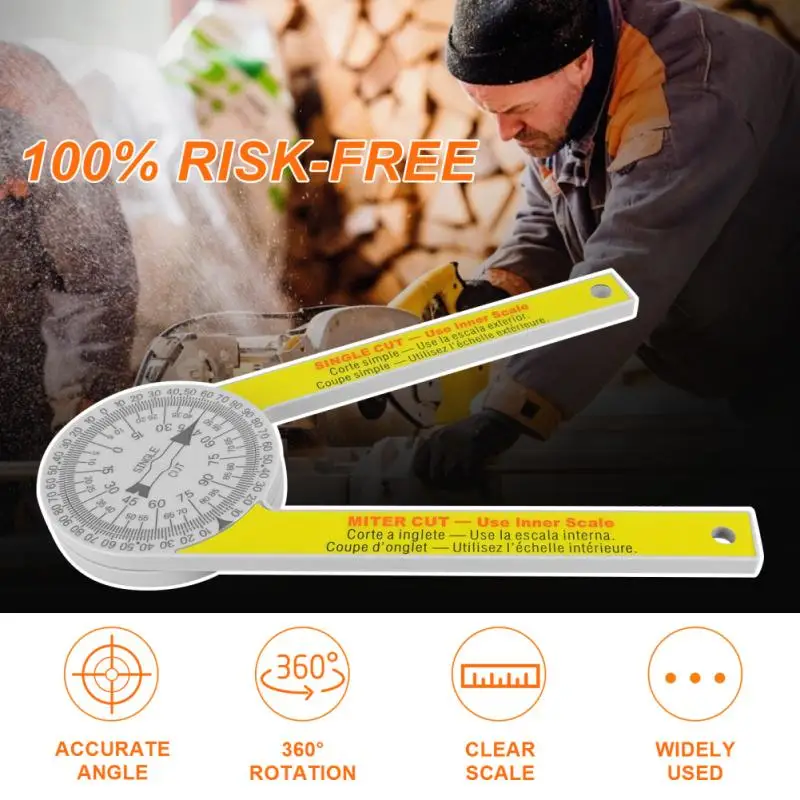 Miter Saw ABS Protractor Angle Finder Level Meter Miter Gauge Goniometer Protractor Angle Finder Measuring Ruler Meter Tools
Miter Saw ABS Protractor Angle Finder Level Meter Miter Gauge Goniometer Protractor Angle Finder Measuring Ruler Meter Tools