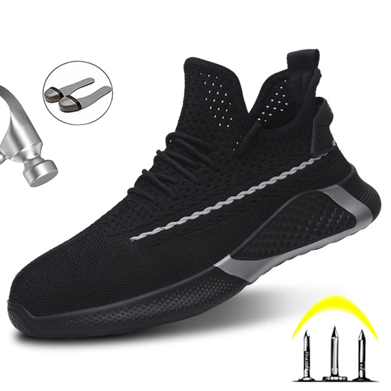 Breathable Men's Safety Shoes Steel Toe Cap Work Boots Puncture-Proof Work Sneakers Men Work Safety Boots Men Boots Dropshipping
Breathable Men's Safety Shoes Steel Toe Cap Work Boots Puncture-Proof Work Sneakers Men Work Safety Boots Men Boots Dropshipping