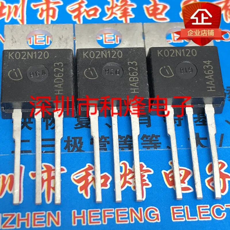 10 шт. K02N120 SKP02N120 TO-220 1200V 2A 
10 шт. K02N120 SKP02N120 TO-220 1200V 2A