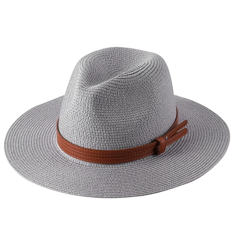 Uclio New Natural Panama Soft Shaped Straw Hat Summer Women/Men Wide Brim Beach Sun Cap UV Protection Fedora Hat
Uclio New Natural Panama Soft Shaped Straw Hat Summer Women/Men Wide Brim Beach Sun Cap UV Protection Fedora Hat