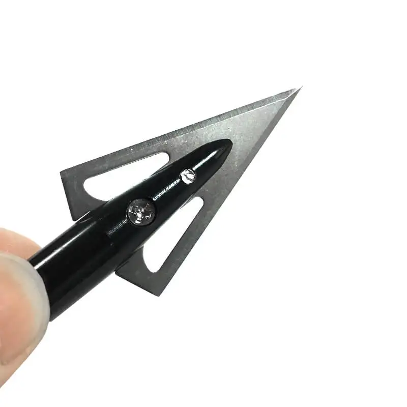 6pcs Glue on Broadheads 135 Grain 2 Blade Compound Bow Hunting Arrowheads 8.0mm Arrow Head Target Shooting Pointis Tips
6pcs Glue on Broadheads 135 Grain 2 Blade Compound Bow Hunting Arrowheads 8.0mm Arrow Head Target Shooting Pointis Tips