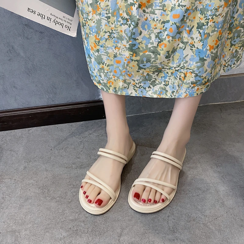Shoes Low Woman's Slippers Luxury Slides 2021 Flat Designer Rome Rubber PU Fabric Low Shoes Slippers Flat Slides Fashion Slipers 
Shoes Low Woman's Slippers Luxury Slides 2021 Flat Designer Rome Rubber PU Fabric Low Shoes Slippers Flat Slides Fashion Slipers