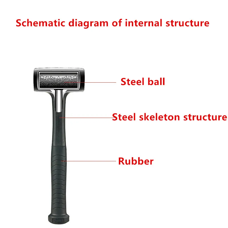 Rubber Anti-vibration Hammer Is Suitable for Outdoor CampingCar Precision Mold Machinery Sheet Metal Motor Appliances Tools
Rubber Anti-vibration Hammer Is Suitable for Outdoor CampingCar Precision Mold Machinery Sheet Metal Motor Appliances Tools