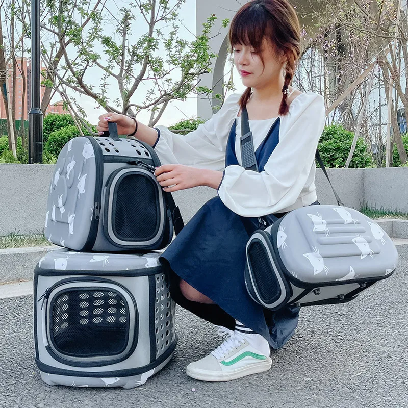 Large Capacity Cat Bag Breathable Portable Foldable Pet Backpack Large Capacity Handbag Puppy Carrier Cat Cage Pet Dog Supplies
Large Capacity Cat Bag Breathable Portable Foldable Pet Backpack Large Capacity Handbag Puppy Carrier Cat Cage Pet Dog Supplies