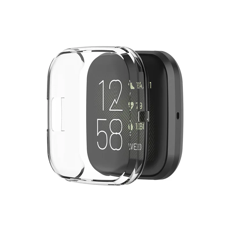 Protective Case Full Coverage For Fitbit Versa 2 Smartwatch Transparent TPU Skin Case Shell Protector Dust-proof Anti-scratch
Protective Case Full Coverage For Fitbit Versa 2 Smartwatch Transparent TPU Skin Case Shell Protector Dust-proof Anti-scratch