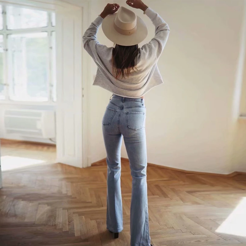 OLOMM Tank Ins Blogger High Waist Micro Pants Mopping Trousers Women 2021 Spring New European And American Street Style Jeans
OLOMM Tank Ins Blogger High Waist Micro Pants Mopping Trousers Women 2021 Spring New European And American Street Style Jeans
