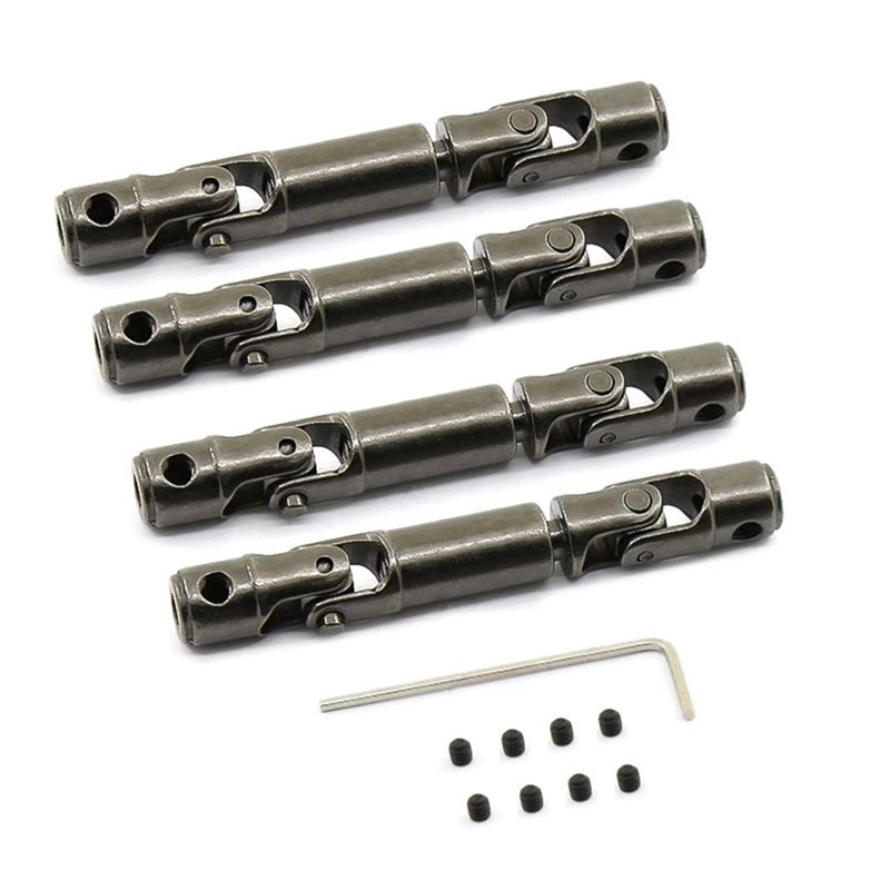 4Pcs Metal CVD Drive Shaft for WPL D12 C24 C34 B14 B24 B16 B36 MN D90 MN99S RC Car Parts Upgrade Accessories
4Pcs Metal CVD Drive Shaft for WPL D12 C24 C34 B14 B24 B16 B36 MN D90 MN99S RC Car Parts Upgrade Accessories