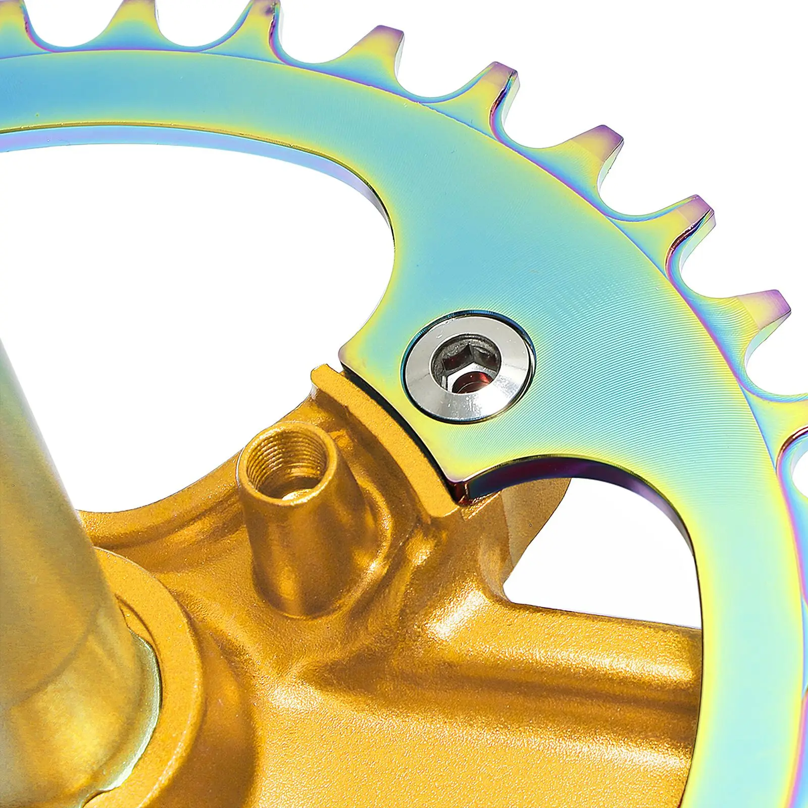 Bicycle Sprocket Crank Modified Single Plate Left And Right Crank Speed Sprocket Square Taper Crank Arm Set With 34T/36T/38T
Bicycle Sprocket Crank Modified Single Plate Left And Right Crank Speed Sprocket Square Taper Crank Arm Set With 34T/36T/38T
