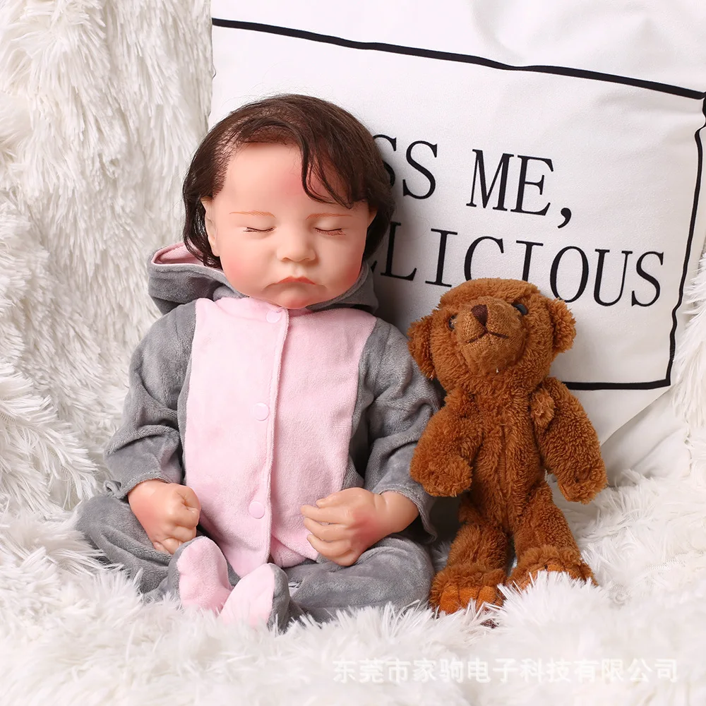 46 см полный мягкие виниловые моющиеся Reborn Baby реалистичные для новорожденных ручной работы Bebe подарок-сюрприз куклы для детей девочек и маль...
46 см полный мягкие виниловые моющиеся Reborn Baby реалистичные для новорожденных ручной работы Bebe подарок-сюрприз куклы для детей девочек и маль...