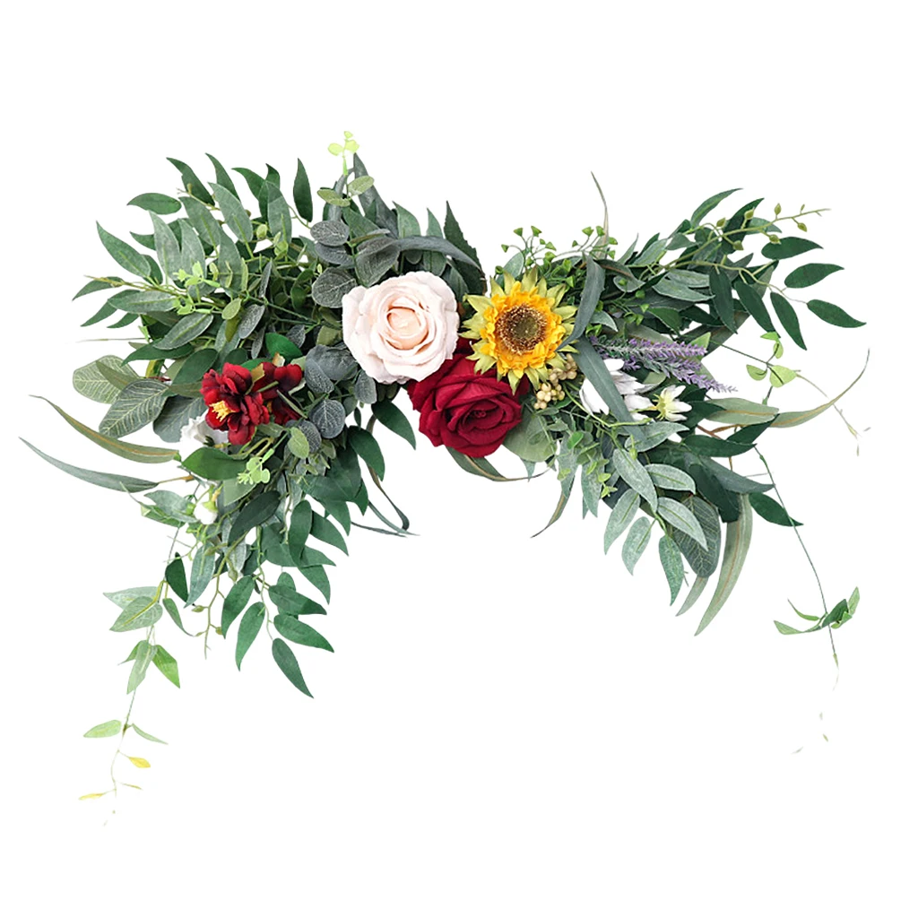 Wedding Arch Swag Decoration Artificial Flower Wreath Door Swag Pendant Simulation Rose Flower Table Centerpiece
Wedding Arch Swag Decoration Artificial Flower Wreath Door Swag Pendant Simulation Rose Flower Table Centerpiece
