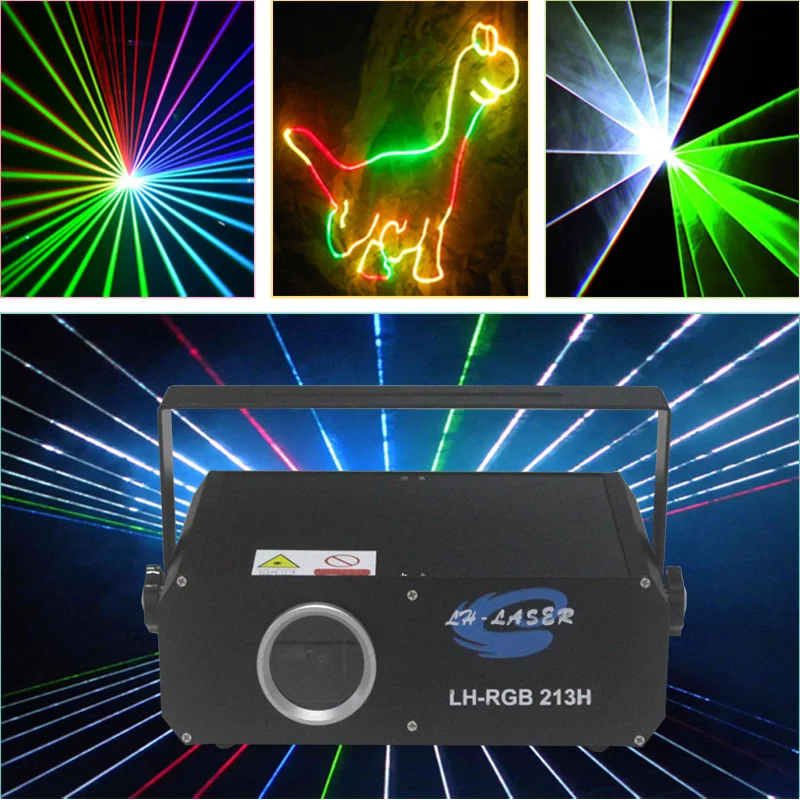 ILDA + DMX512 1000mw RGB анимационный лазерный свет с эффектами/авто и звук активный