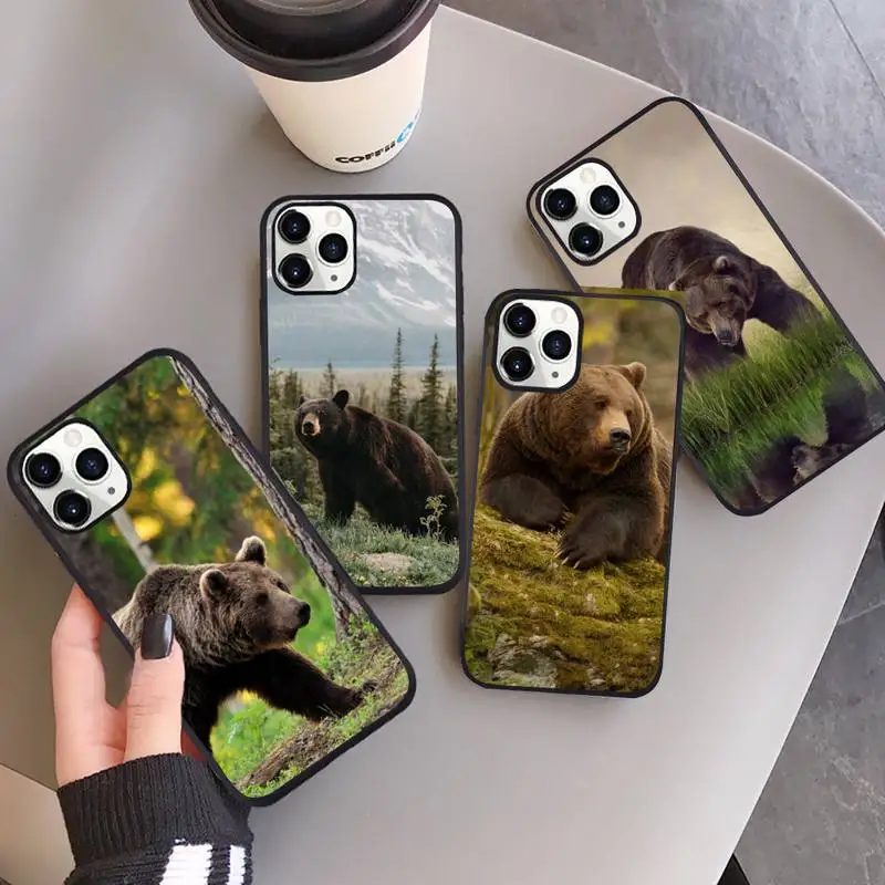 Brown Bear Black Phone Case for iPhone 13 12 11 mini pro XS MAX 8 7 6 6S Plus X SE 2020 XR
Brown Bear Black Phone Case for iPhone 13 12 11 mini pro XS MAX 8 7 6 6S Plus X SE 2020 XR