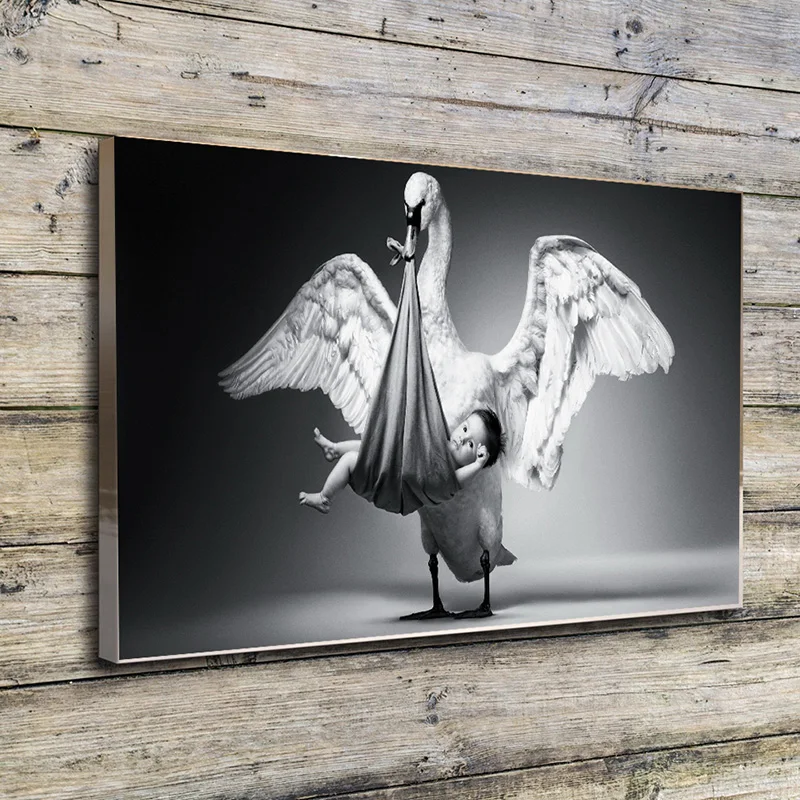 Swan Child Gray Impression Canvas Painting Poster Cuadros Oil Wall Paintings Literary Mural Room Decoration Home Decoration
Swan Child Gray Impression Canvas Painting Poster Cuadros Oil Wall Paintings Literary Mural Room Decoration Home Decoration