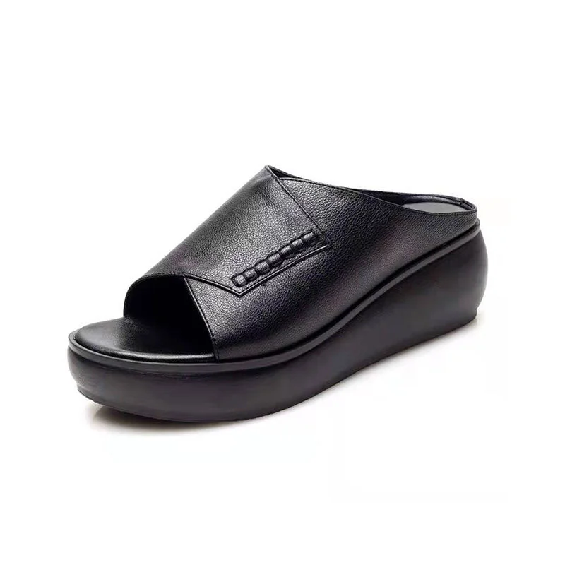 2021 Summer Leisure and Comfortable Fish Mouth Women's Slippers Slippers with Thick Bottom Solid Color Women's Shoes
2021 Summer Leisure and Comfortable Fish Mouth Women's Slippers Slippers with Thick Bottom Solid Color Women's Shoes
