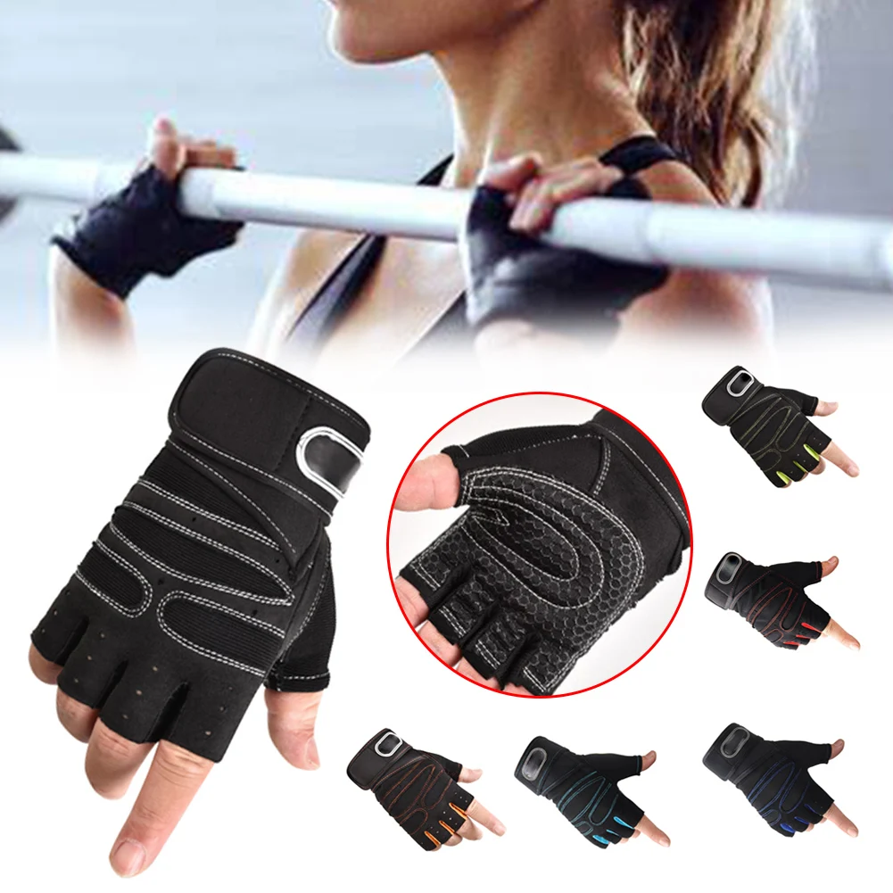 Gym Gloves Non-slip Sports Exercise Weight Lifting Gloves Body Building Training Sport Fitness Gloves Fingerless Gym Exercise
Gym Gloves Non-slip Sports Exercise Weight Lifting Gloves Body Building Training Sport Fitness Gloves Fingerless Gym Exercise