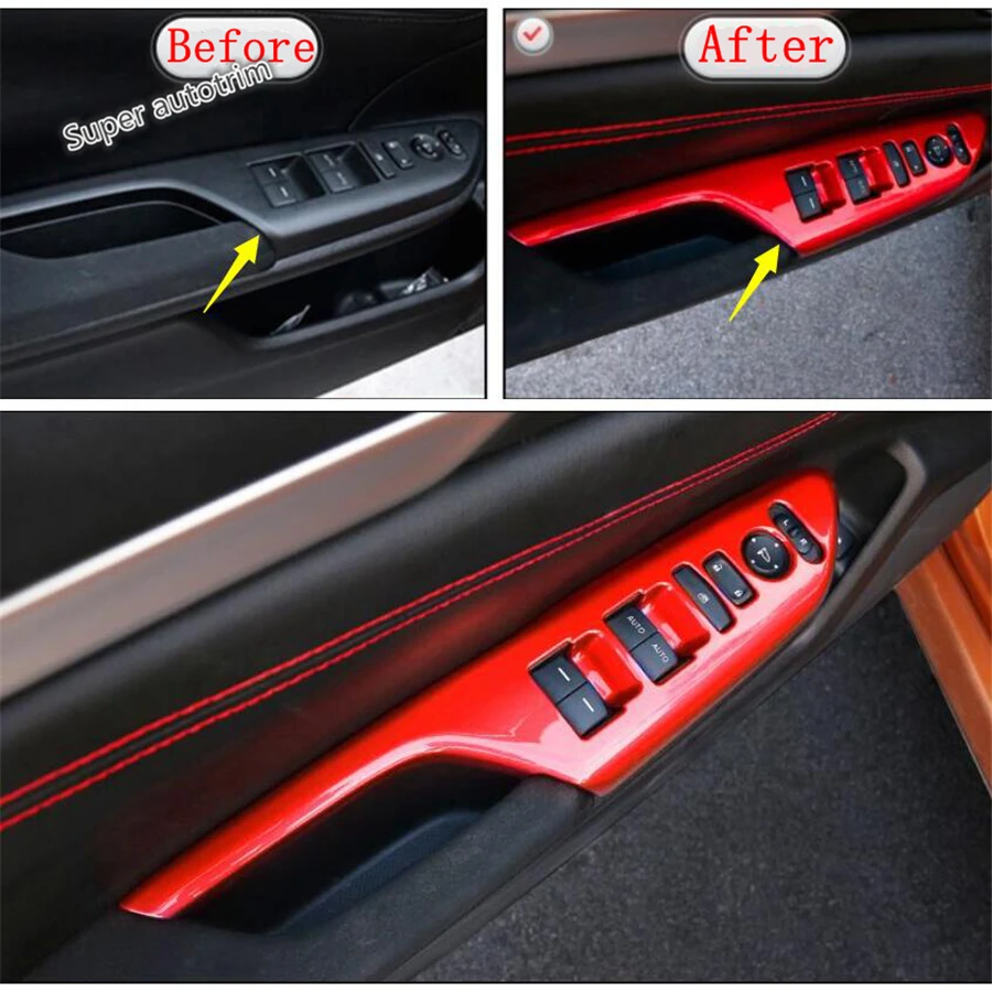 Lapetus Inner Door Armrest Window Switch Control Cover Trim Fit For Honda Civic 2016 - 2020 ABS Accessories Interior Refit Kit
Lapetus Inner Door Armrest Window Switch Control Cover Trim Fit For Honda Civic 2016 - 2020 ABS Accessories Interior Refit Kit