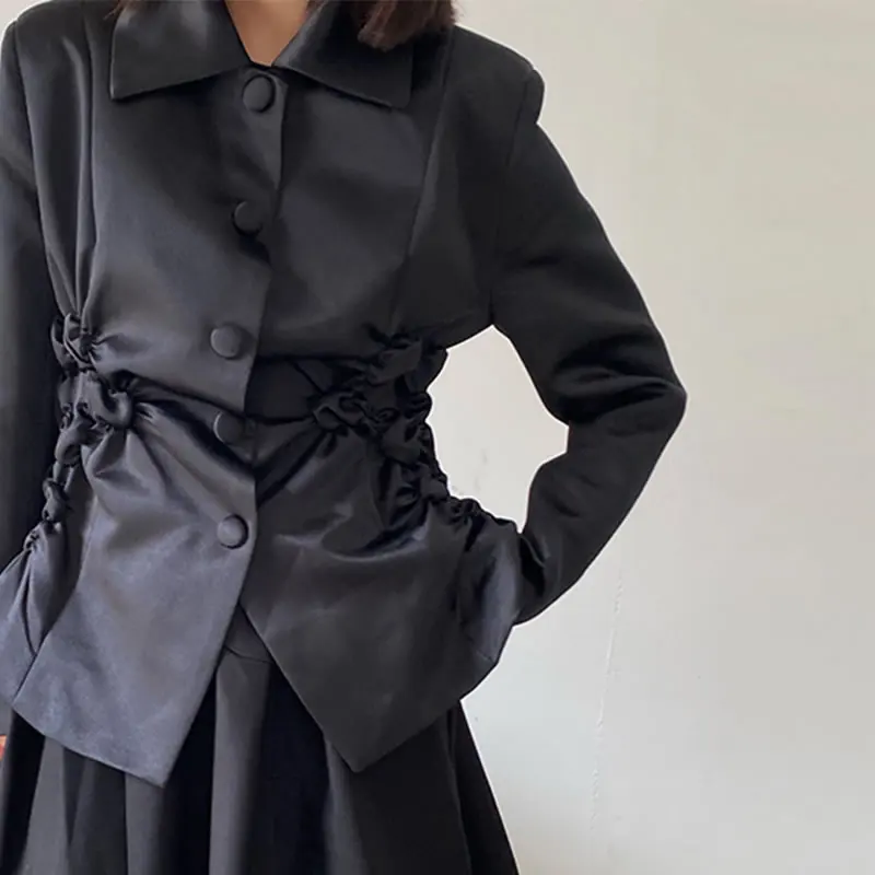 XITAO Black Jacket Fashion New Women Full Sleeve Single Breast Goddess Fan Casual Style Loose 2021 Summer Jacket Coat LDD1651 
XITAO Black Jacket Fashion New Women Full Sleeve Single Breast Goddess Fan Casual Style Loose 2021 Summer Jacket Coat LDD1651