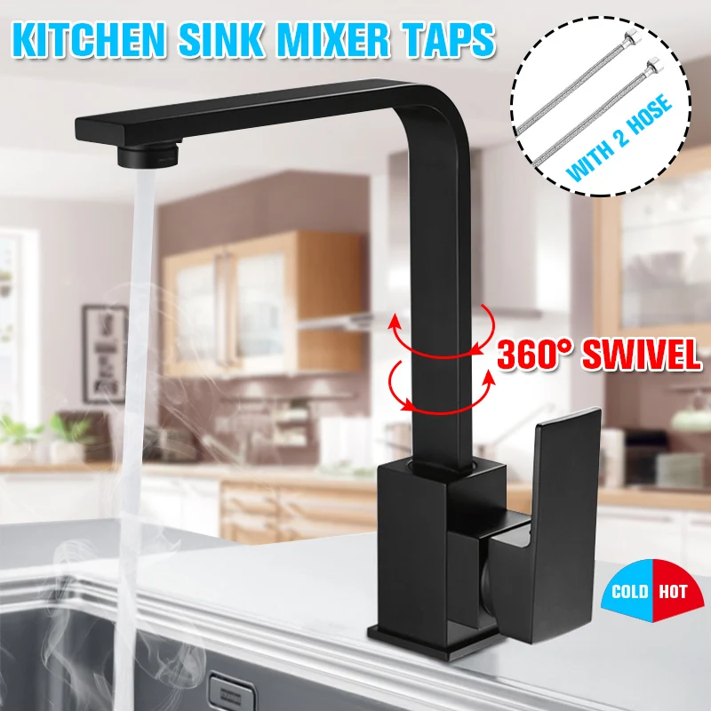 NEW 360° Rotation Kitchen Faucet Drinking Water Single Hole Black Hot and cold Pure Water Sinks Deck Mounted Mixer Tap
NEW 360° Rotation Kitchen Faucet Drinking Water Single Hole Black Hot and cold Pure Water Sinks Deck Mounted Mixer Tap