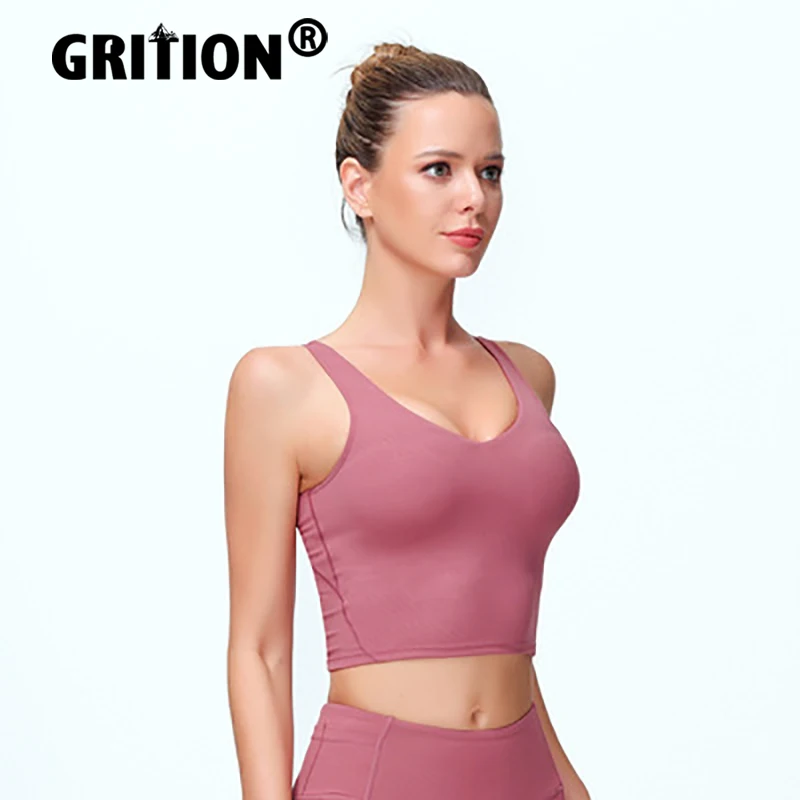 GRITION Womens Yoga Vest 2021 Girls Running Vest No Rims Breathable Outdoor Sports Gym Fitness Quick Drying Fashion Big Size
GRITION Womens Yoga Vest 2021 Girls Running Vest No Rims Breathable Outdoor Sports Gym Fitness Quick Drying Fashion Big Size