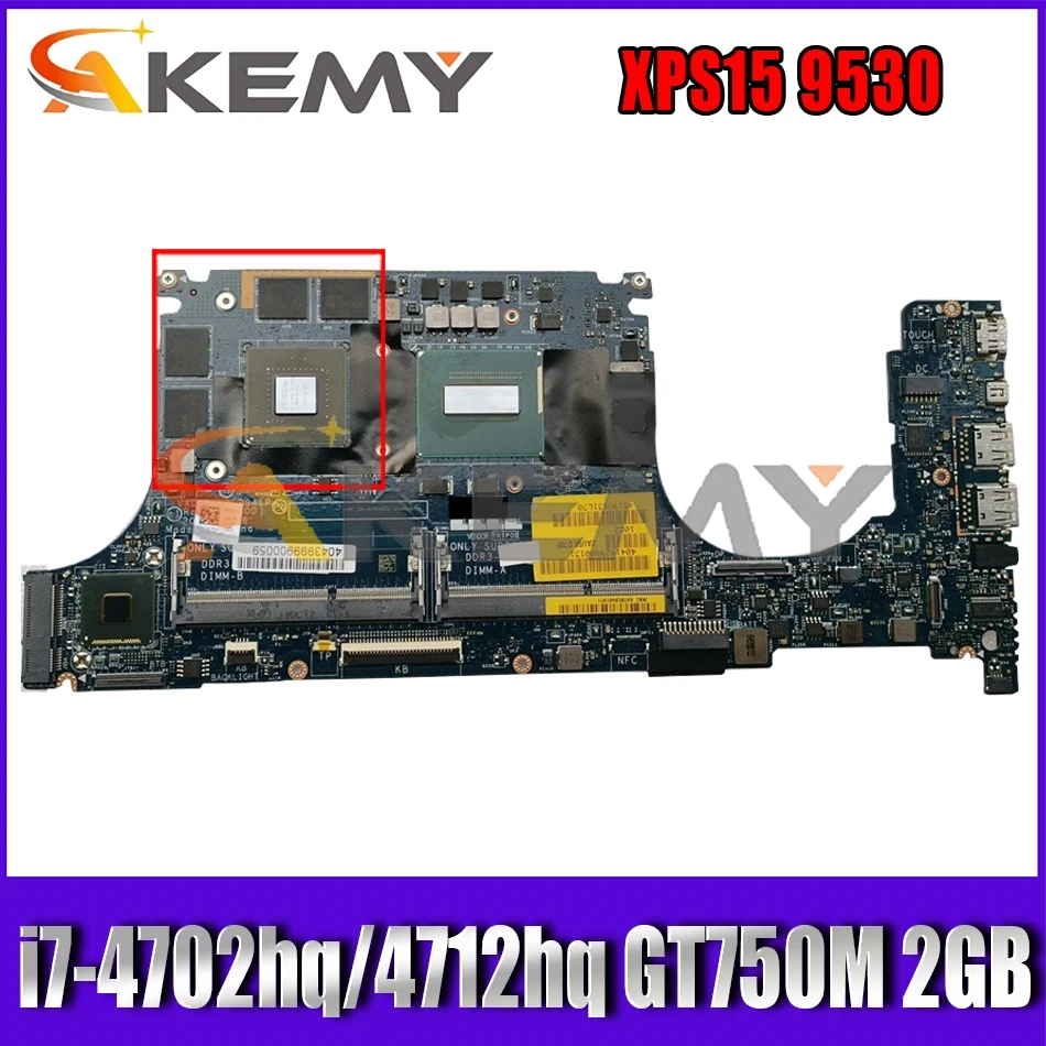 VAUB0 LA-9941P Mainboard FOR DELL XPS15 9530 laptop motherboard with i7-4702hq Or i7-4712hq GT750M 2GB GPU DDR3 100% fully test
VAUB0 LA-9941P Mainboard FOR DELL XPS15 9530 laptop motherboard with i7-4702hq Or i7-4712hq GT750M 2GB GPU DDR3 100% fully test