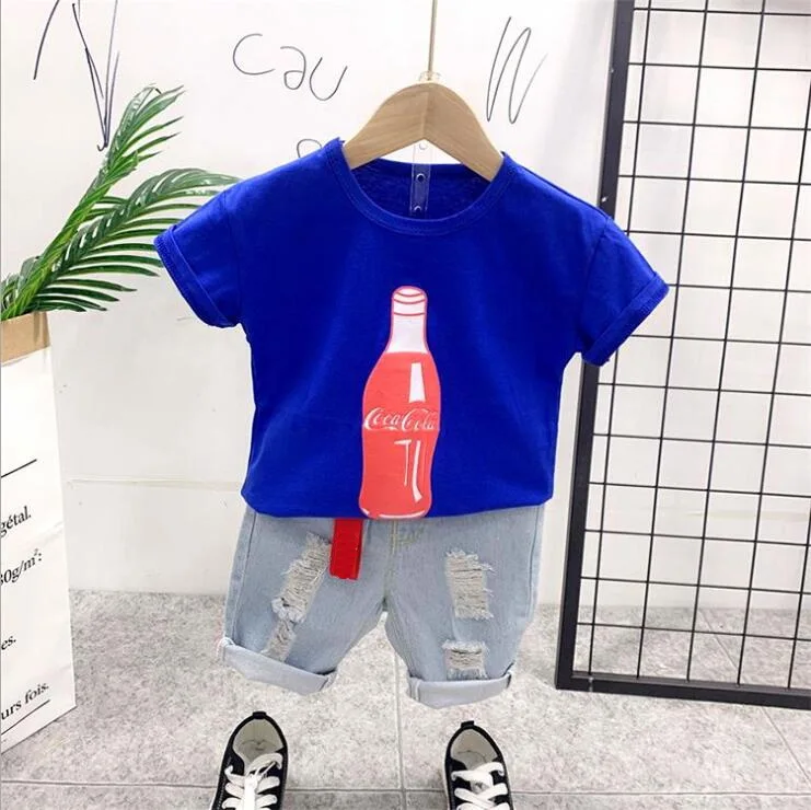 Cool Kids Boys Baby Clothes Summer Sleeveless T-Shirt Tops Denim Hole Short Jeans Outfits Clothes Set Baby boys Suit 2-7 years
Cool Kids Boys Baby Clothes Summer Sleeveless T-Shirt Tops Denim Hole Short Jeans Outfits Clothes Set Baby boys Suit 2-7 years