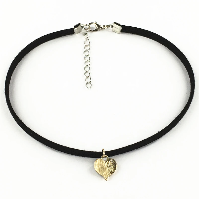 New Fashion Torques Bijoux Pure Black Velvet Leather Peach Heart Pendants Maxi Statement Chokers Necklace Women 2020 Jewelry
New Fashion Torques Bijoux Pure Black Velvet Leather Peach Heart Pendants Maxi Statement Chokers Necklace Women 2020 Jewelry