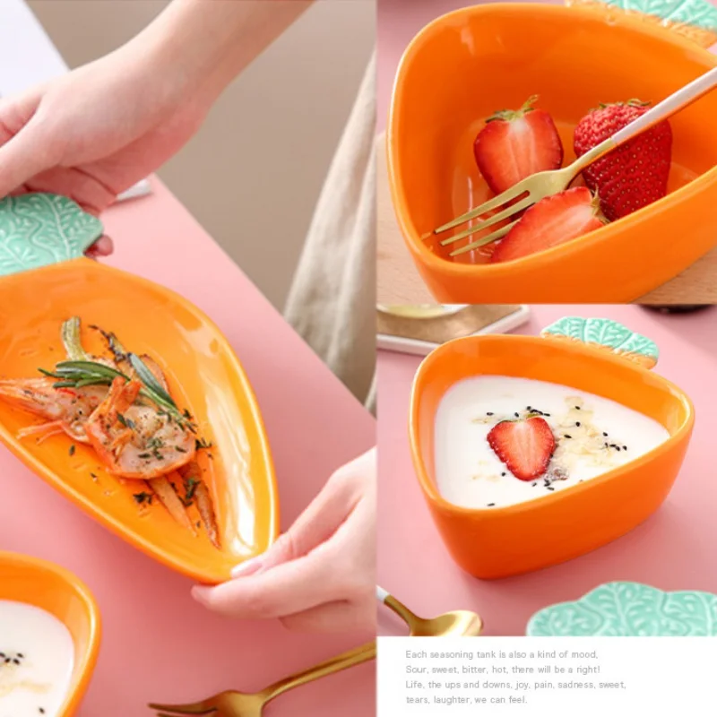 High-quality Ceramic Household Dishes Dessert Bowl Radish Shape Ceramic Dishes Fruit Salad Bowl Snack Bowl Hot 
High-quality Ceramic Household Dishes Dessert Bowl Radish Shape Ceramic Dishes Fruit Salad Bowl Snack Bowl Hot