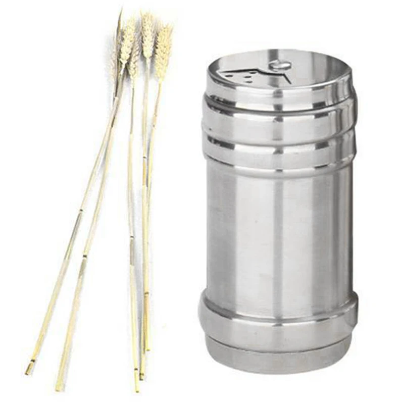 Stainless Steel Salt Sugar Bottle Rotating Cover Seasoning Spice Shaker Bottle BBQ Salt Pepper Condiment Box Multi-purpose
Stainless Steel Salt Sugar Bottle Rotating Cover Seasoning Spice Shaker Bottle BBQ Salt Pepper Condiment Box Multi-purpose